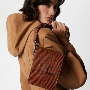 TOD's Embossed Leather Crossbody